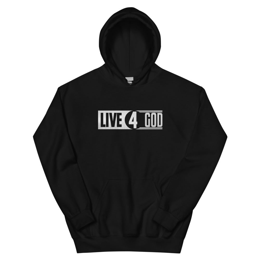 Unisex Limited Edition LIVE4GOD Silver Hoodie