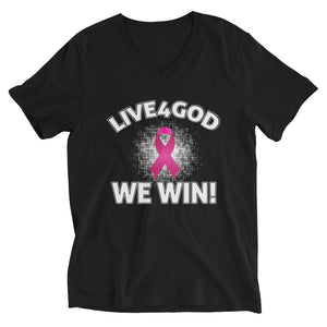 Unisex Limited Edition L4G We Win V-Neck T-Shirt